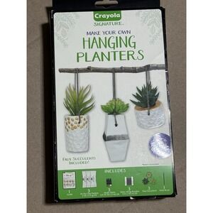 Crayola DIY Hanging Planter Kit, Personalized Planter, Unique Gifts for Mom/kids